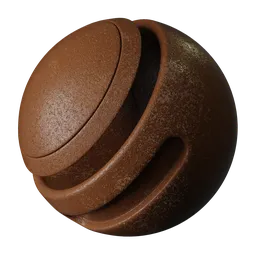 Procedural Brown Suede Leather