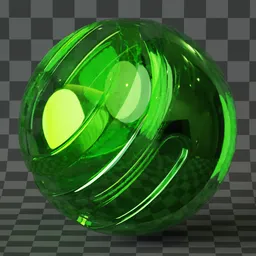 Pure glass with jade tint