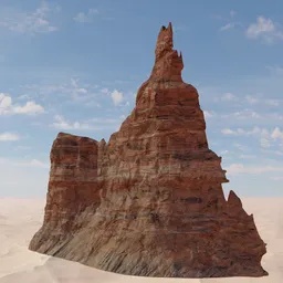 Desert Rock Layered Formation