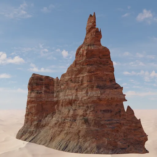 Desert Rock Layered Formation