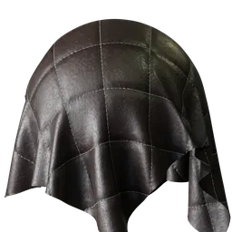 Quilted Brown Leather