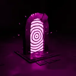 Neon Sci-Fi Portal Gate