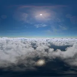 Sunlight over the Clouds (HDR)
