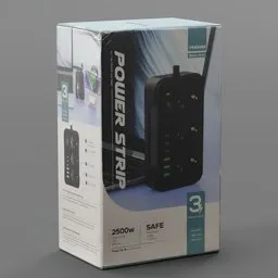 Power Strip Cardboard Box