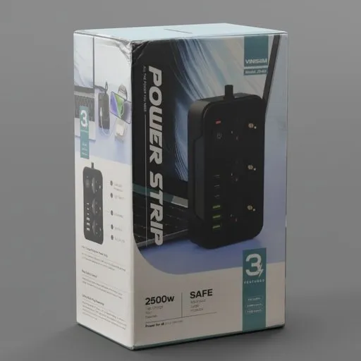 Power Strip Cardboard Box