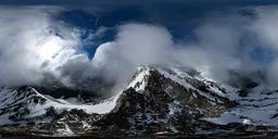 Mountains and Clouds Dramatic Landscape