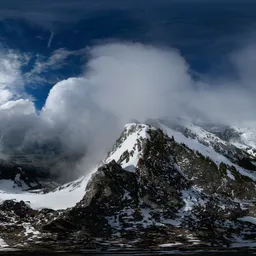 Mountains and Clouds Dramatic Landscape