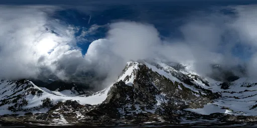 Mountains and Clouds Dramatic Landscape