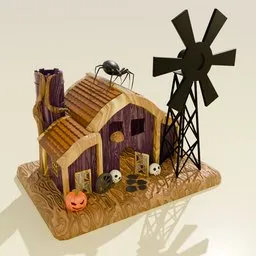 Spooky Halloween Farmhouse
