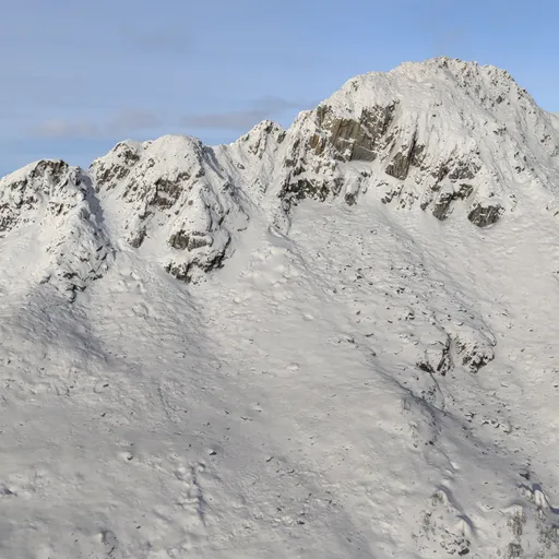 Large Snow Mountain Photoscan
