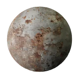 Damaged concrete surface