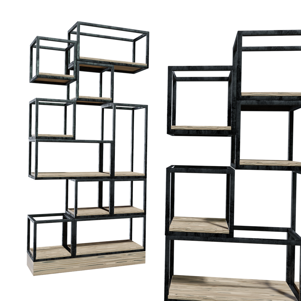 Modular Shelves Shelves models BlenderKit