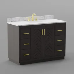 Gazsi Single Bathroom Vanity Set
