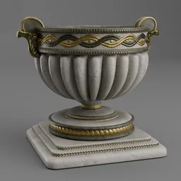 Antique Romanesque Stone Vase