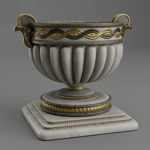 Antique Roman Stone Vase