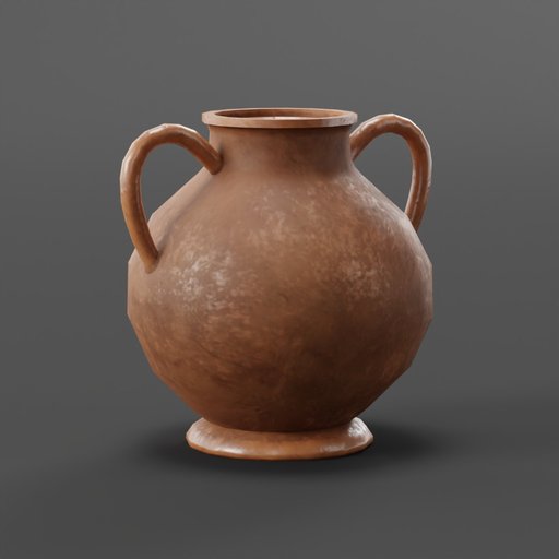 BlenderKit Download the Decorative vase 01 model