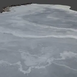 Frozen Ice Lake