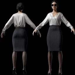 Business Lady,  Office Girl , Secretary