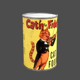 Vintage Cat Food Can