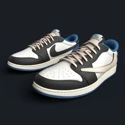 Jordan 1 Low 'Travis Scott x Fragment'