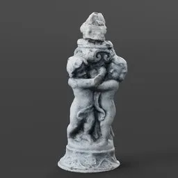 Italian Stone Lovers Statue