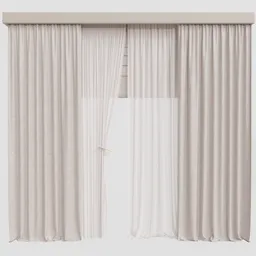 GD Roman and Cotton Curtain