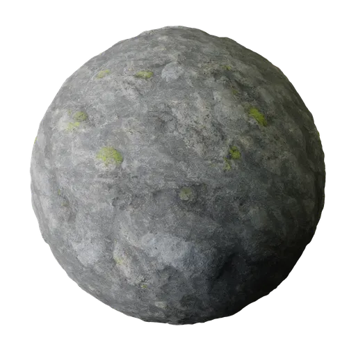 Rock With Moss