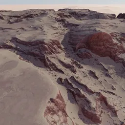 Desert Rocky Landscape Terrain