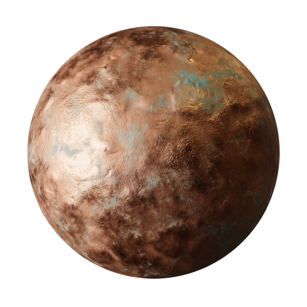 Copper oxidized | FREE metal materials | Blendkit