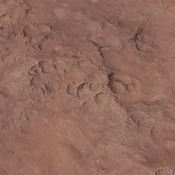 Large Scale Sci-fi Crater Terrain