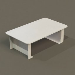 Realistic 3D office table model with materialiq textures for Blender rendering.