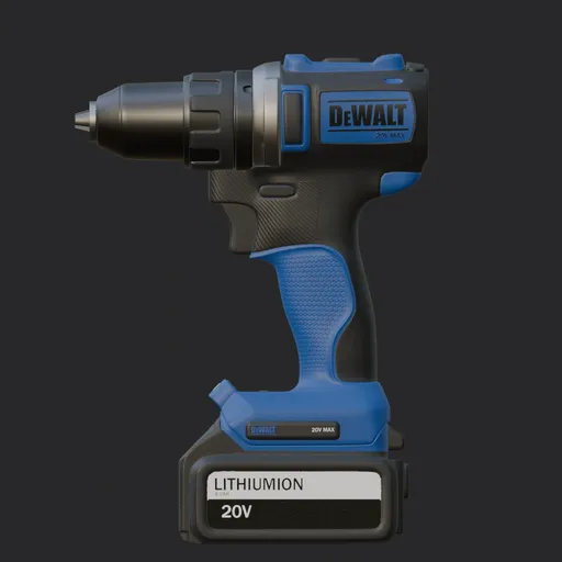 Power driller blue