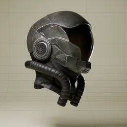Futuristic Sci-Fi Face Mask