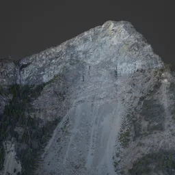Large Mountain Side Photoscan