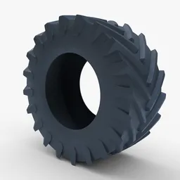 Tractor wheel tire