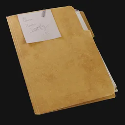 Manilla Folder with Documents Closed