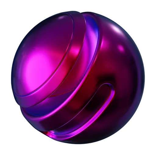 Iridescent Metal Purple