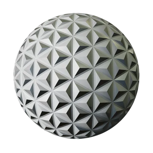 3D geometric pyramid pattern