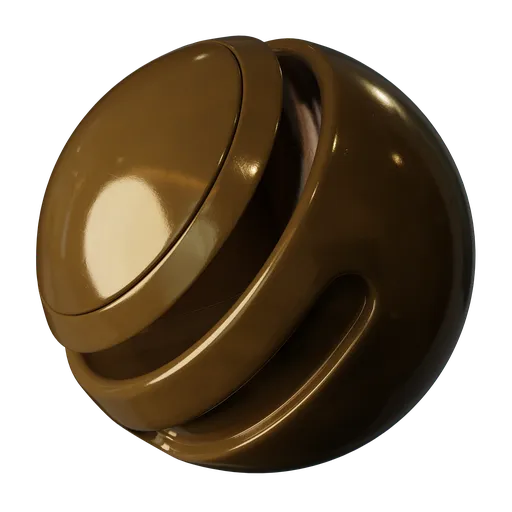Brown painted metal
