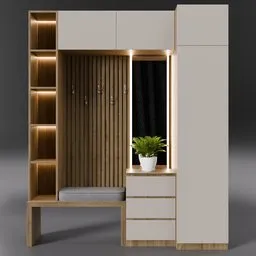 Hallway Coathanger Wardrobe Medium