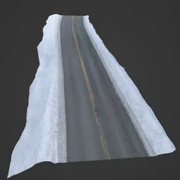 Road in Winter Photoscan