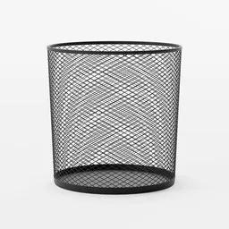Round Mesh Office Dustbin