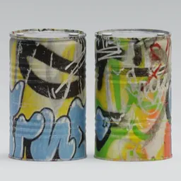 Graffiti Street Oil Drum01