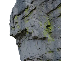 Rugged Rock Cliff 4