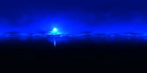 Cloudy Seascape Panorama