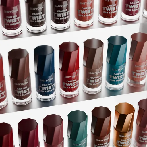 Nail paint all shades presentation