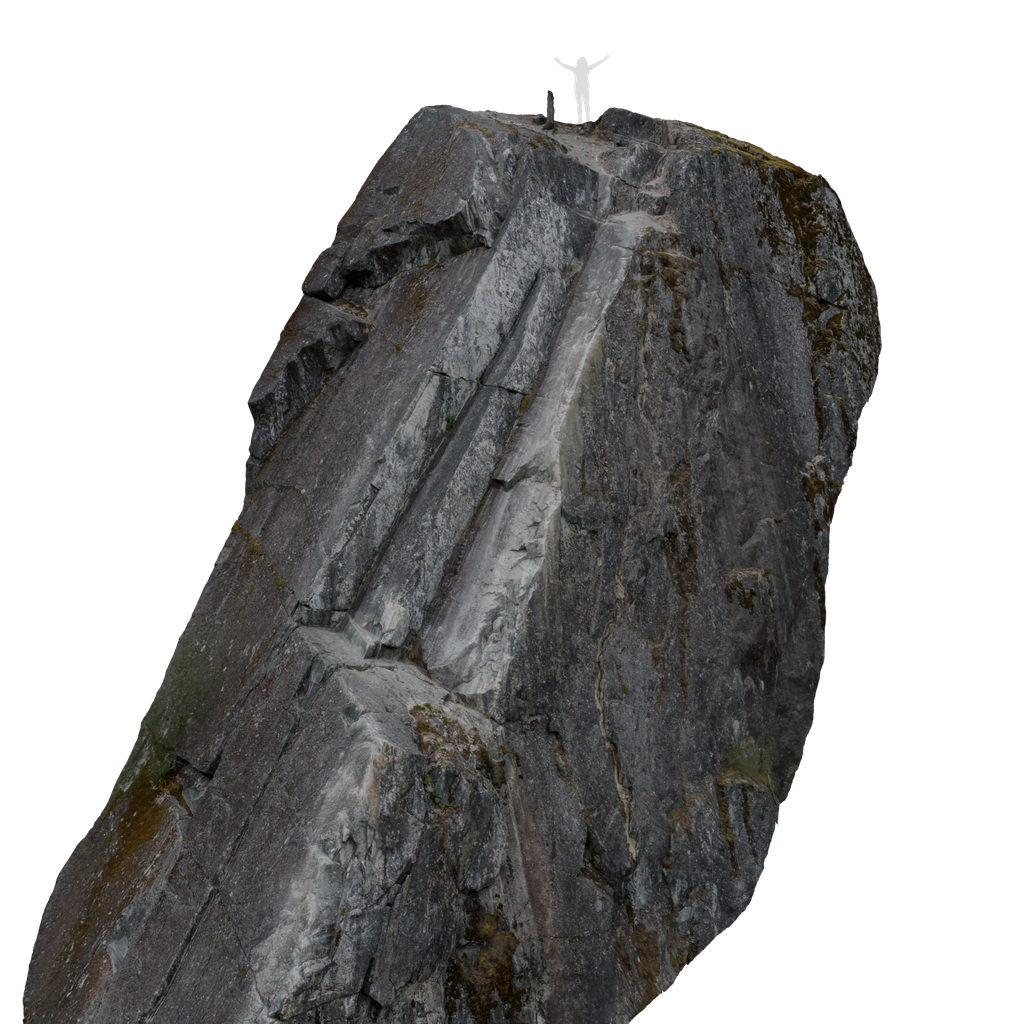 Large Rocky Cliff Photoscan Terrains models BlenderKit