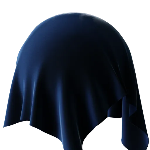 Procedural Midnight Navy Velvet