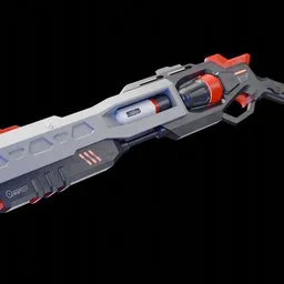 Alien sci-fi shotgun