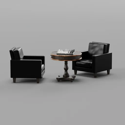 Classic Chess Lounge Set